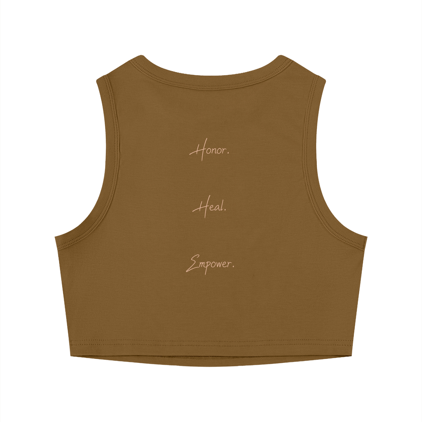 Practically-Ras: Tight Crewneck Crop Tank Top for Allies and Families
