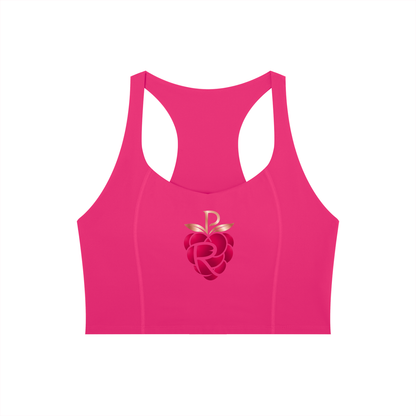 Practically-Ras: Tight Paneling Yoga Tank Top