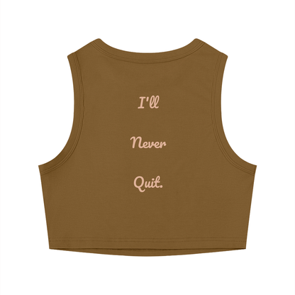 Women's Tight Crewneck Crop Tank Top