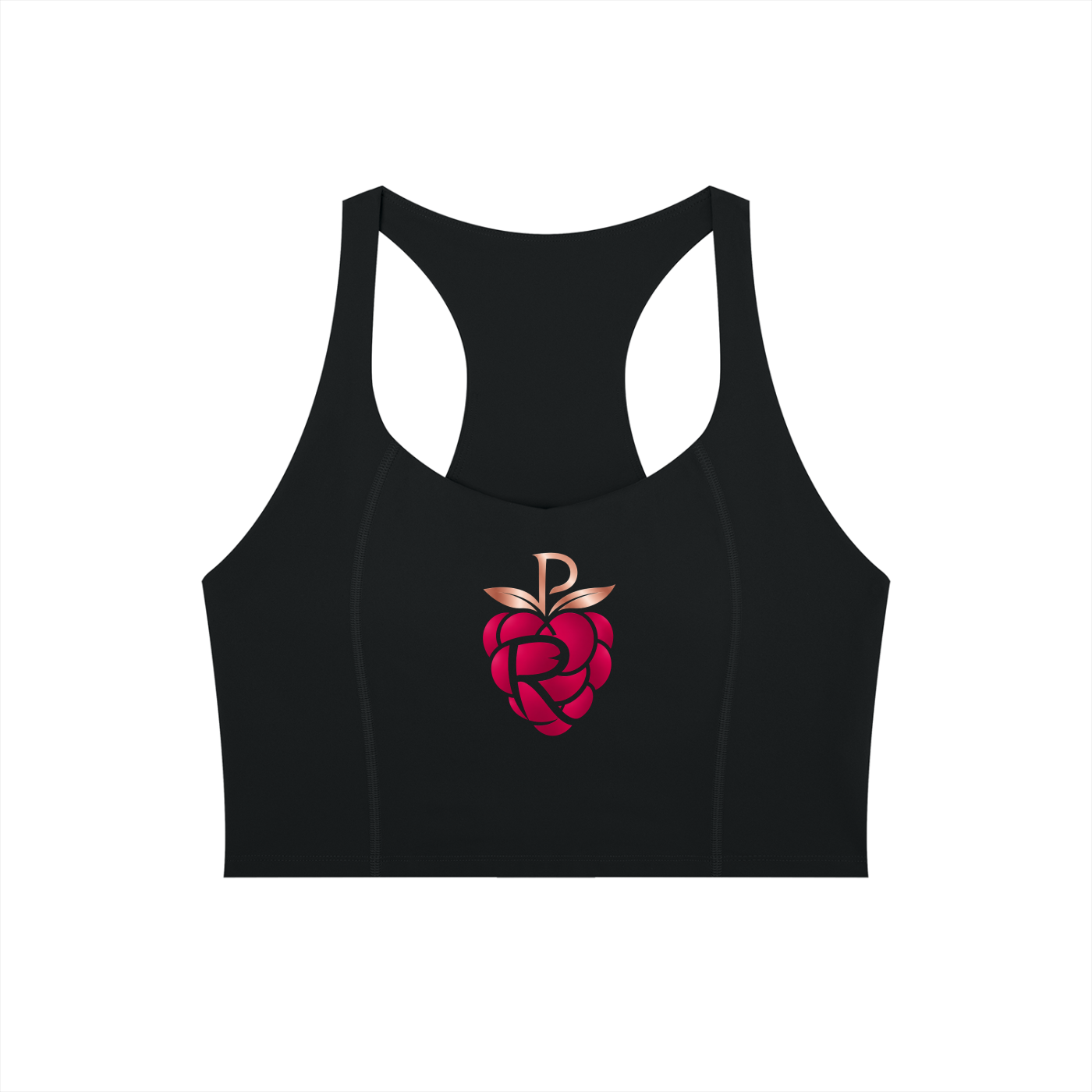 Practically-Ras: Tight Paneling Yoga Tank Top