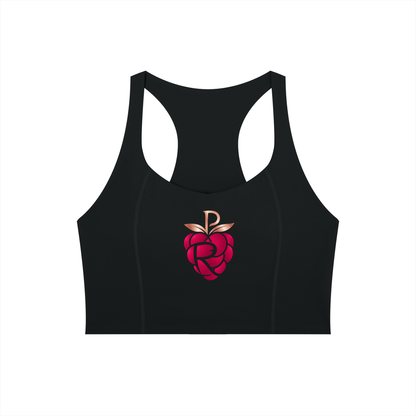 Practically-Ras: Tight Paneling Yoga Tank Top