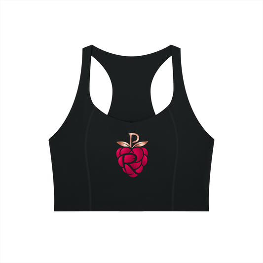 Practically-Ras: Tight Paneling Yoga Tank Top