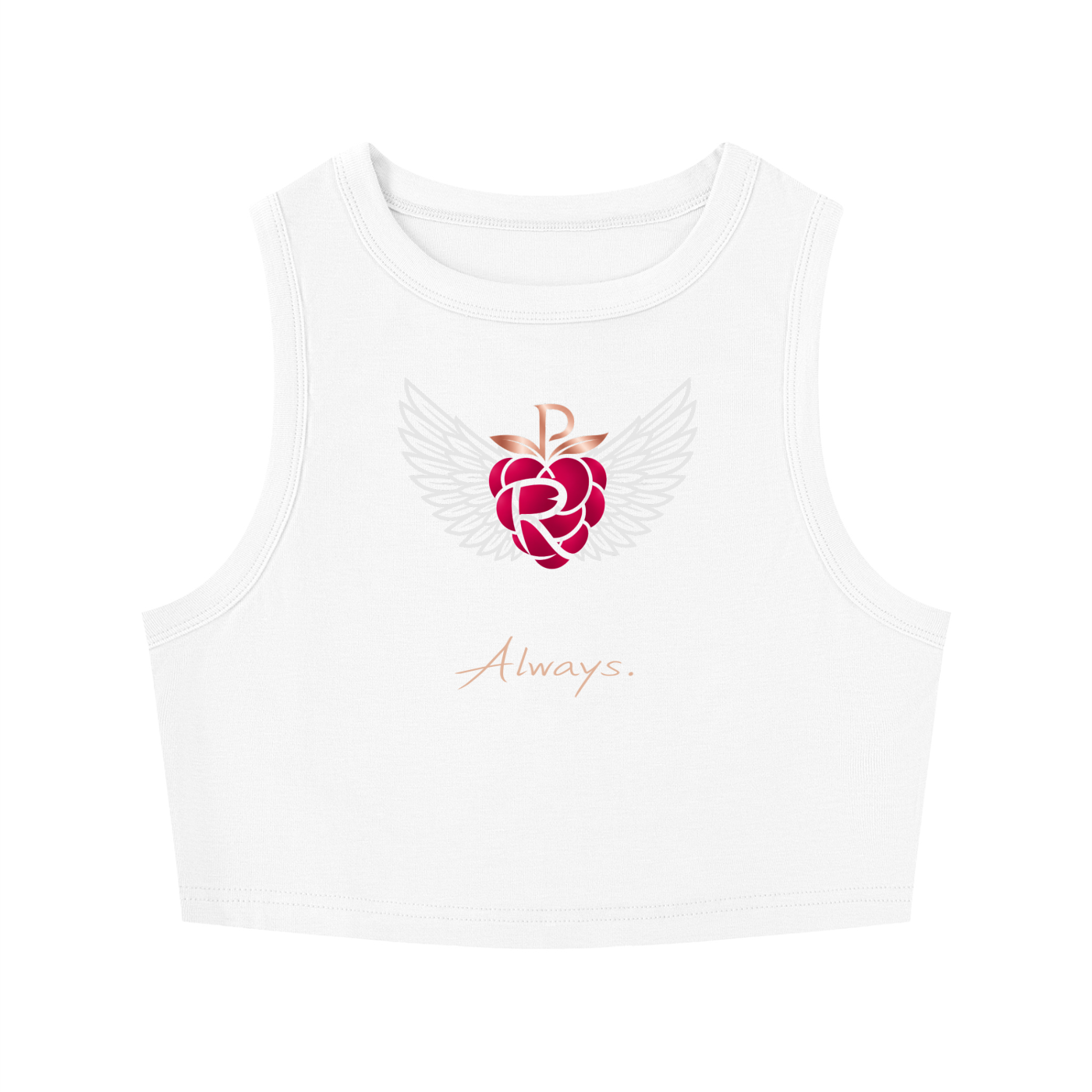 Practically-Ras: Tight Crewneck Crop Tank Top for Allies and Families