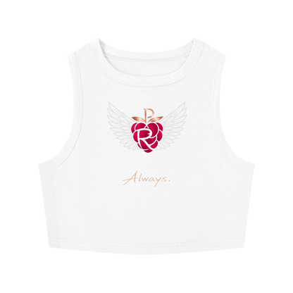 Practically-Ras: Tight Crewneck Crop Tank Top for Allies and Families