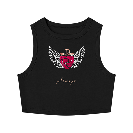 Practically-Ras: Tight Crewneck Crop Tank Top for Allies and Families