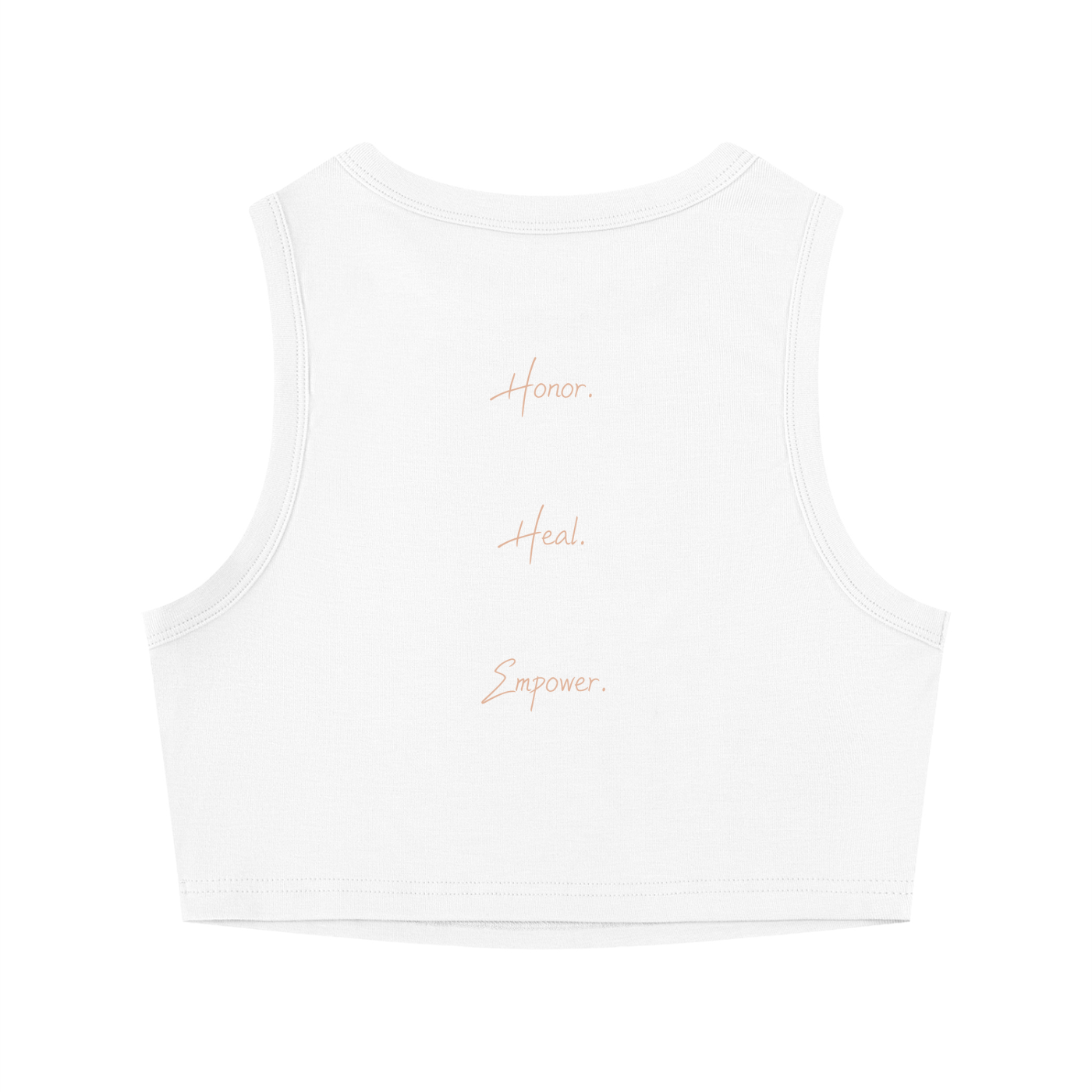 Practically-Ras: Tight Crewneck Crop Tank Top for Allies and Families
