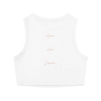 Practically-Ras: Tight Crewneck Crop Tank Top for Allies and Families