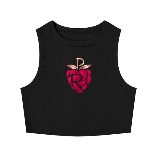 Practically-Ras: Tight Crewneck Crop Tank Top