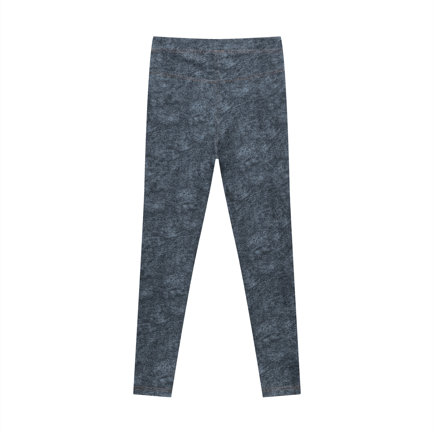 Practically-Ras: Faux Denim Zip-Fly Leggings