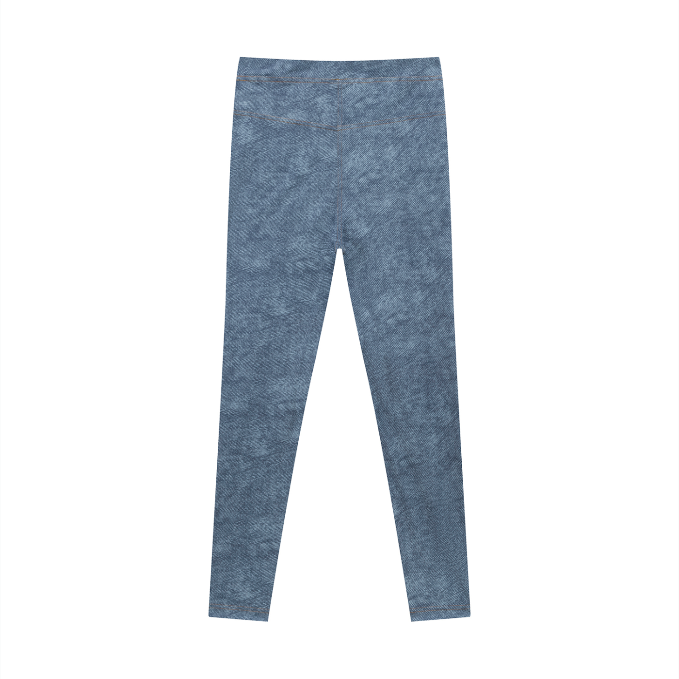 Practically-Ras: Faux Denim Zip-Fly Leggings