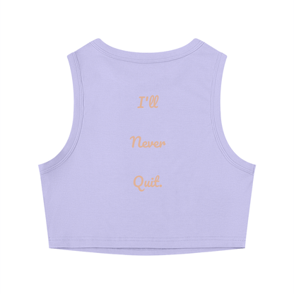 Women's Tight Crewneck Crop Tank Top