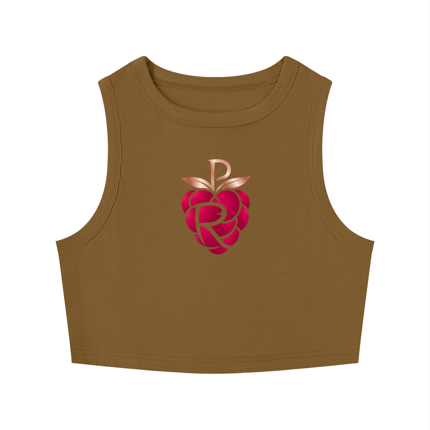 Women's Tight Crewneck Crop Tank Top