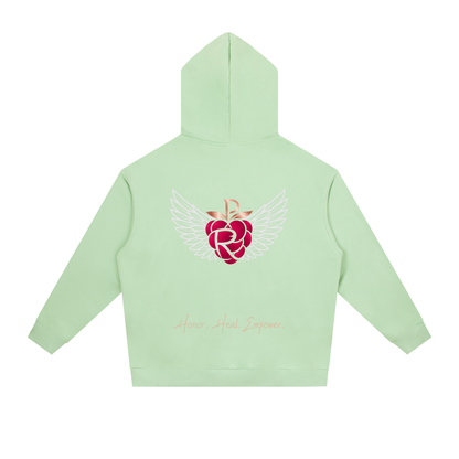 Practically-Ras: Heavyweight Drop-Shoulder Hoodie for Allies and Families