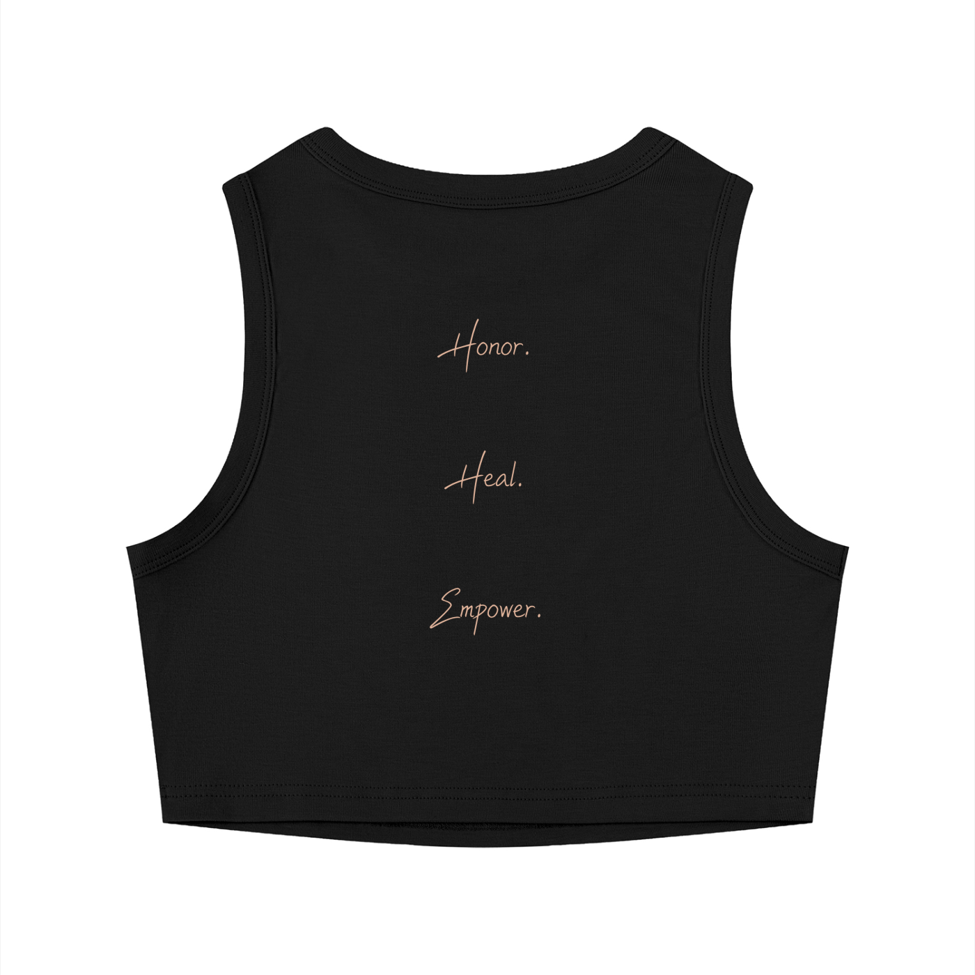 Practically-Ras: Tight Crewneck Crop Tank Top for Allies and Families