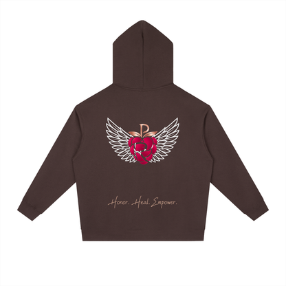 Practically-Ras: Heavyweight Drop-Shoulder Hoodie for Allies and Families