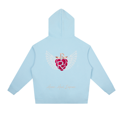 Practically-Ras: Heavyweight Drop-Shoulder Hoodie for Allies and Families